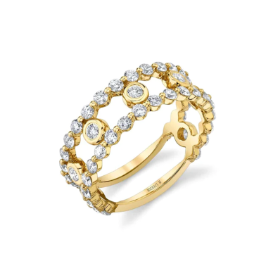 Michael M Tetra Collection Stud Ring