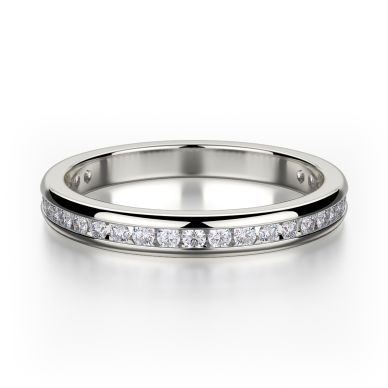 Michael M R461SB Platinum Wedding Ring for Women