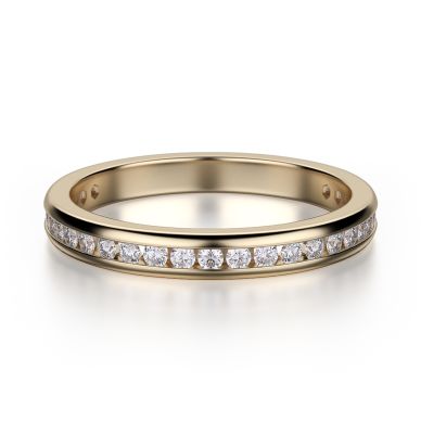 Michael M R461SB Yellow Gold Wedding Ring for Women