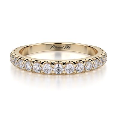 Michael M R693B Yellow Gold Wedding Ring for Women