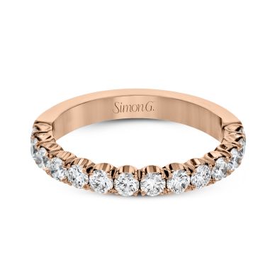 Simon G. LP2339 Simple Rose Gold Wedding Ring for Women