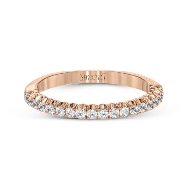 Simon G. LP2345 Classic Rose Gold Wedding Ring for Women