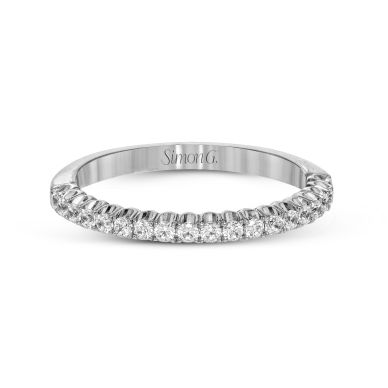 Simon G. LP2345 Simple White Gold Wedding Ring for Women