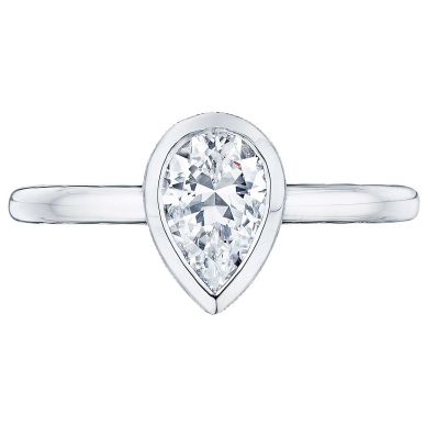 300-2PS-85X55 Starlit Platinum Pear Shaped Engagement Ring 0.75