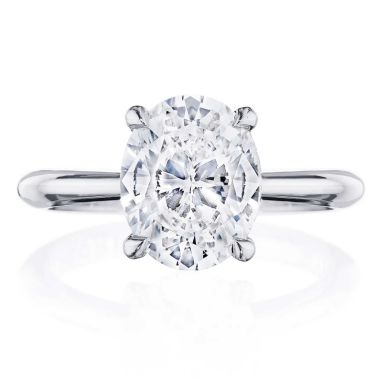 simple oval engagement ring 