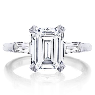 HT2657EC95X75 Simply Tacori RoyalT Emerald Cut Engagement Ring