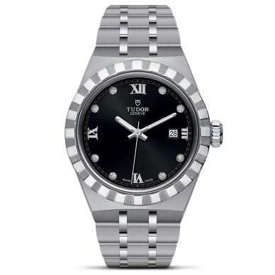Tudor Black, sunray-finish, with diamonds dial watch M28300-0004