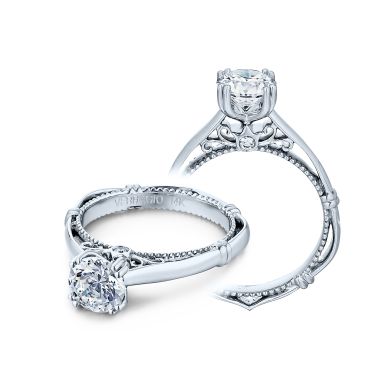 Verragio Parisian 120-P Platinum Round Engagement Ring