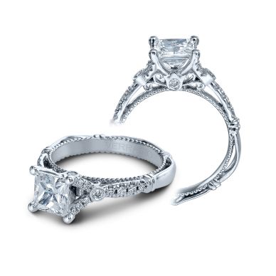 Verragio Parisian 126P-P Platinum Princess Engagement Ring