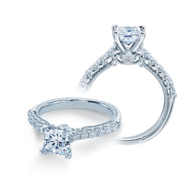 Verragio Renaissance 941P6 White Gold Princess Engagement Ring