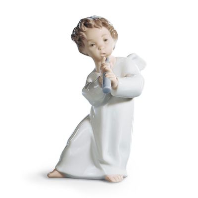 Lladro 01004540 Angel With Flute Figurine