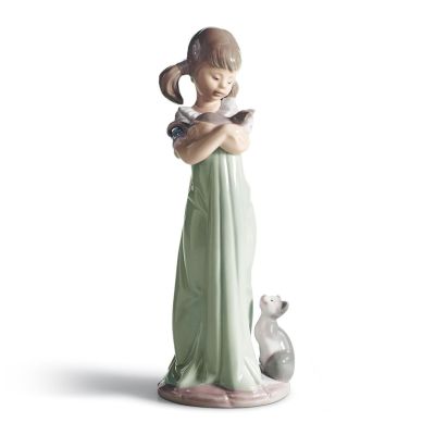 Lladro 01005743 Don't Forget Me Girl Figurine