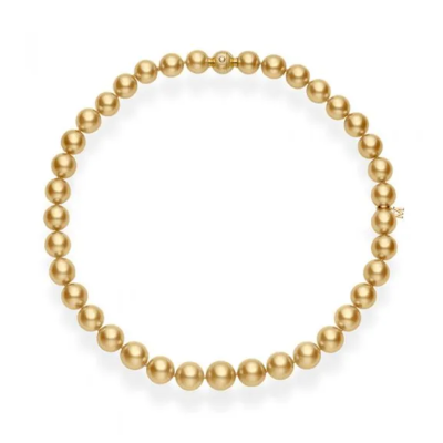 MNS12515GRX05619 Mikimoto Golden South Sea Cultured Pearl Necklace