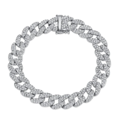 SC55010094 Shy Creation Havana 4.36 ct Diamond Pave Link Bracelet
