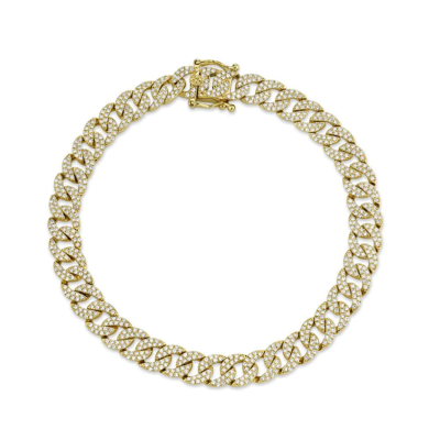 SC55005672V2 Havana 1.69 ct Diamond Pave Link Bracelet