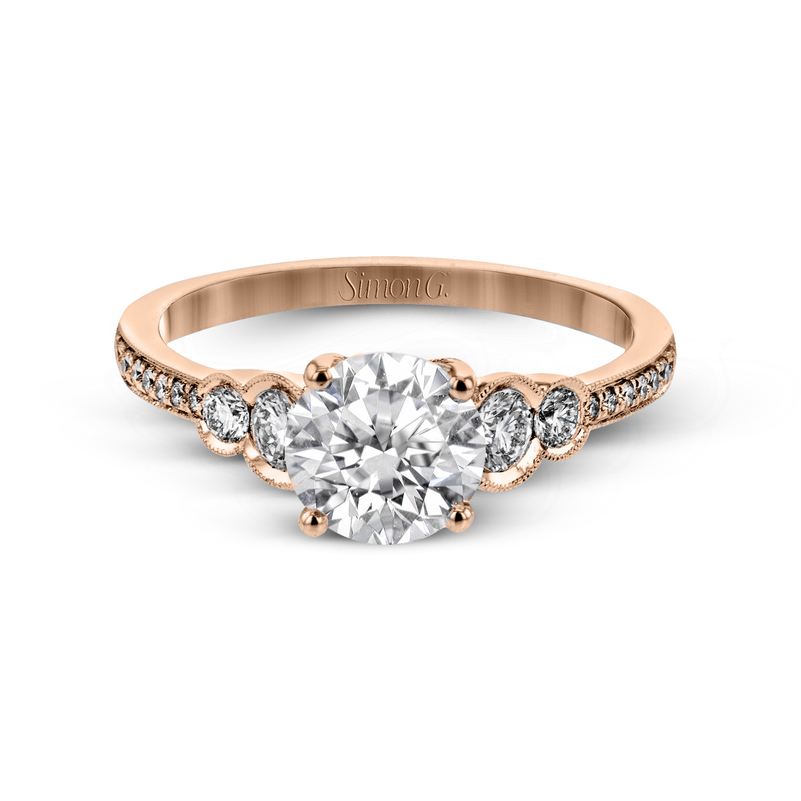 3 Stone Oval Diamond Ring | Oval Cut Half Moons Engagement Ring –  Kingofjewelry.com