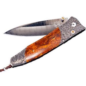 William Henry desert ironwood folding knife