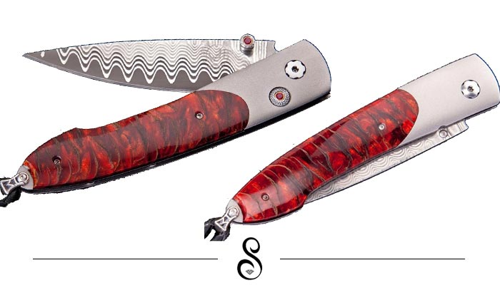 scarlet pine folding knife